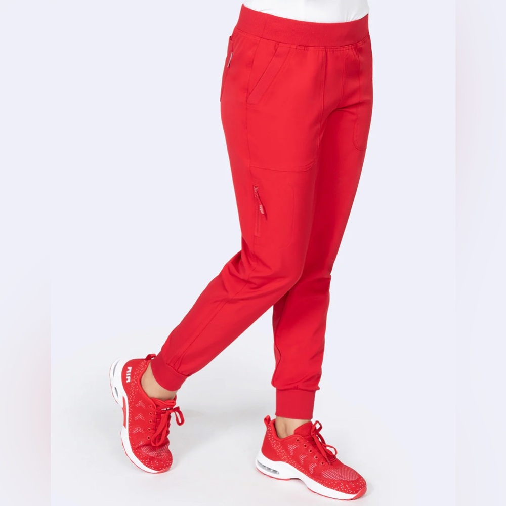 Ava Terese XL red rachel jogger scrub pants